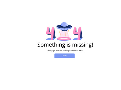 404 Page (DailyUI 008) 404 dailyui design error materialdesign pagenotfound ui