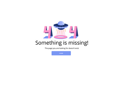 404 Page (DailyUI 008)