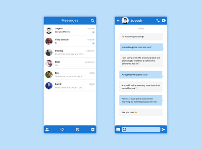 Direct Messaging Daily UI 013 013 chat daily ui daily ui 013 dailyui design direct messaging figma message ui