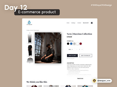 E-commerce product - Daily UI challenge day 12 100daysofuidesign 100daysofuidesignchallenge appdesign branding design illustration logo redesign ui webdesign