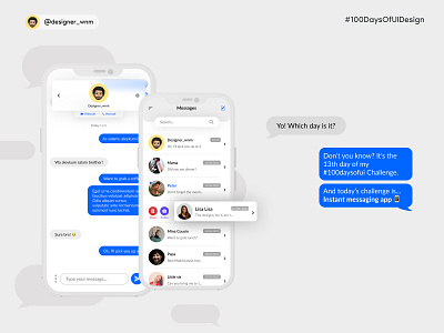 Direct messaging app - Daily UI challenge day 13