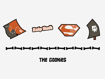 the Goonies candy goonies map pirate superman