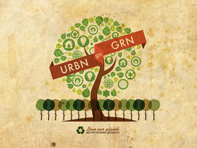 URBN large environment green recycle