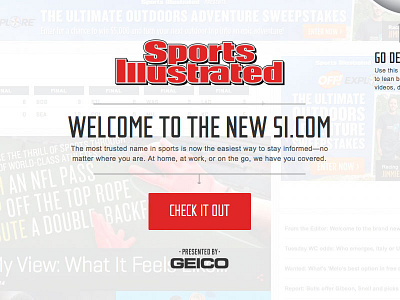 Welcome to the new SI.com responsive sports