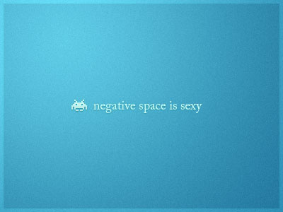 Space Invader loves negative space invader negative space text texture