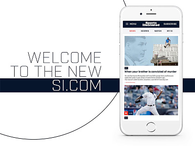 New SI.com responsive sports website