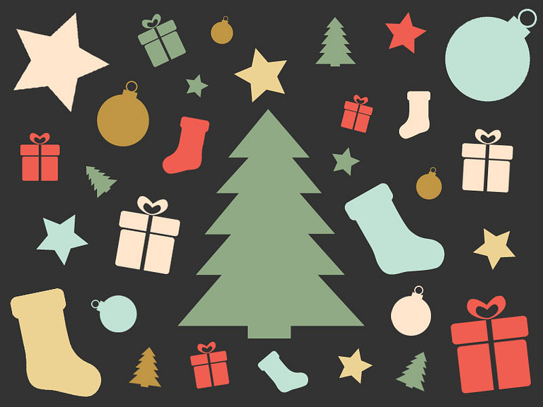 xmas icons by Louis Gubitosi on Dribbble