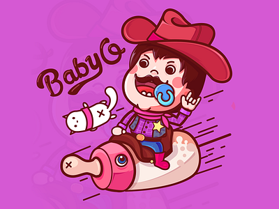 baby q character illustration