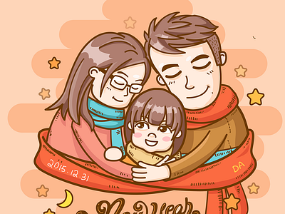 family character design illustration