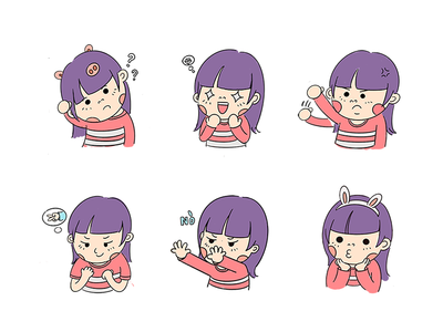 baby Q character design illustration
