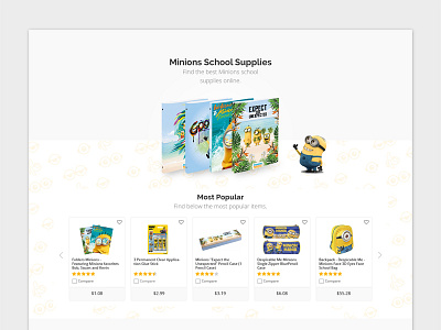 Landing Page - Minions