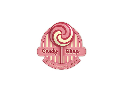 Candy Shop badge candy candy shop design dribbble invite giveway dribble invite illustration illustrator logo sweet