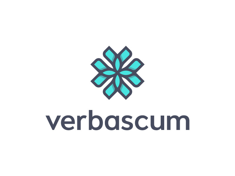 Verbascum logaze logoaze behance baku shop mark flower logo