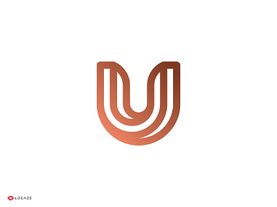 Uni city brand building city logo mark symbol u letter uniersal