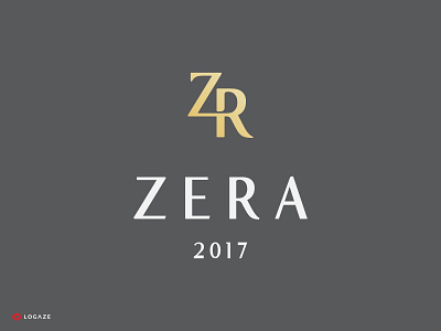 Zera dress fashion letter logaze logo shop trend zr