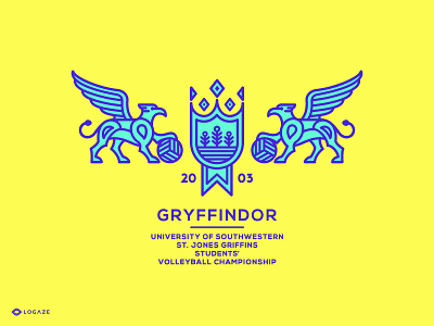 Gryffindor ball fly gryffindor logo school team voleyball