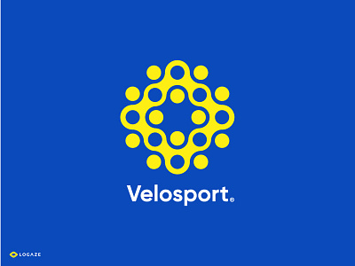 Velosport bicycle branding gear mark sport symbol