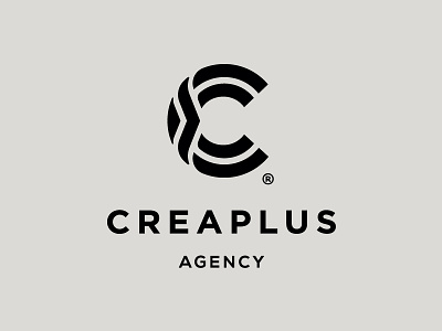 Creaplus agency c letter company consulting creative investment logo logo design marketing promotion