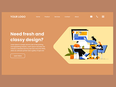 Agency web template