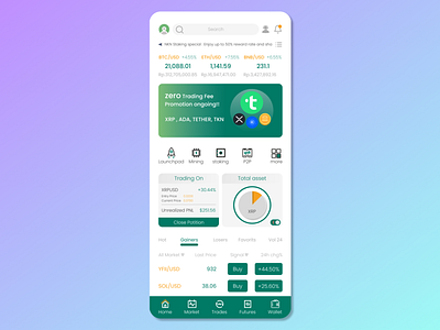 Crypto Exchange App Ui design bitcoin crypto dsign etherium exchange mobile uiux