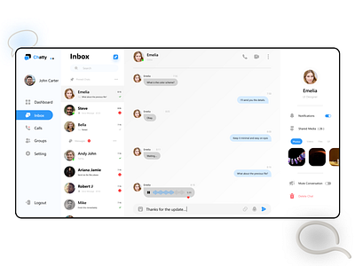 Chatty Messaging Dashboard