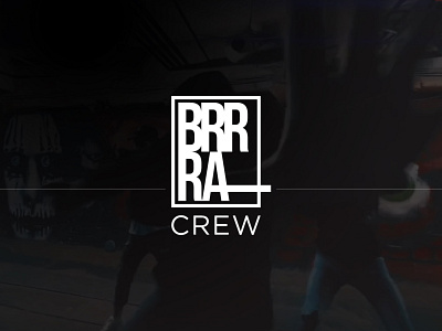 BRRRA dancing crew logo graphic design logo