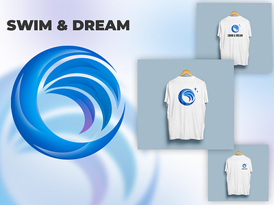 Swim&Dream logo + merch