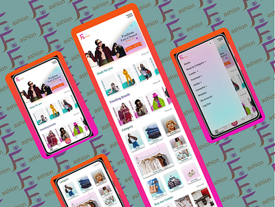 Fashion - E commerce Mobile app for Women's wear app branding design graphic design illustration logo typography ui ux