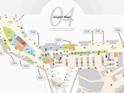 Airport Maps UI airport mapping iphone native travel app user interaction user interface design