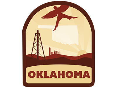 Oklahoma Patch badge logo okc oklahoma tulsa