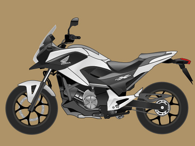 Honda NC700X honda motorcycle nc700x vector