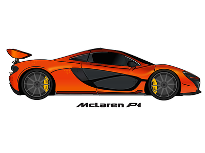 McLaren P1 illustration illustration mclaren p1