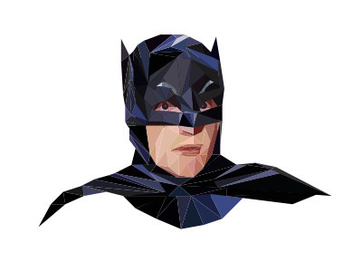 Batman adam batman low poly west