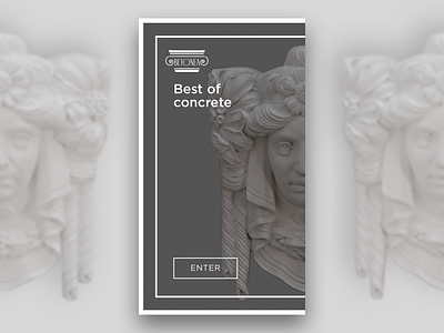 Welcome Page - Betonea app concrete login welcome page