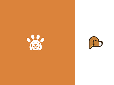 a dog life logo animals brown dog dog food dog illustration food happy illustration life logo logo design products