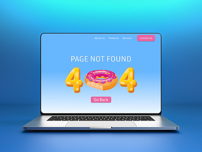 DailyUI 008 404 Error Page Not Found 404 error page 404 page not found dailyui design figma ui ux design