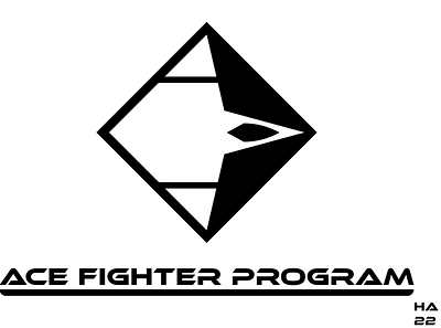 Ace Fighter Program Logo design graphic design illustration logo vector