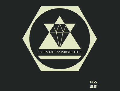 S-Type Mining Co. Sci-Fi Logo design graphic design illustration logo vector