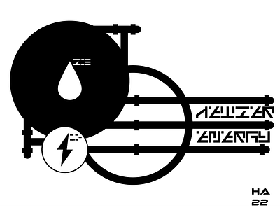 Sci-fi Company Logo design graphic design illustration logo vector
