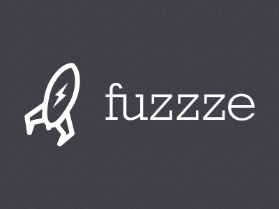Fuzzze fuzzze logo rocket