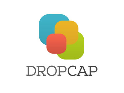 DropCap iOS Game Logo v2 app design flat interactive iphone serif