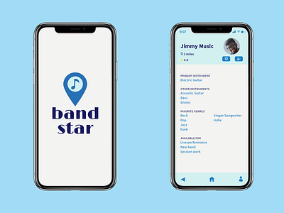 Concept for a band-forming app