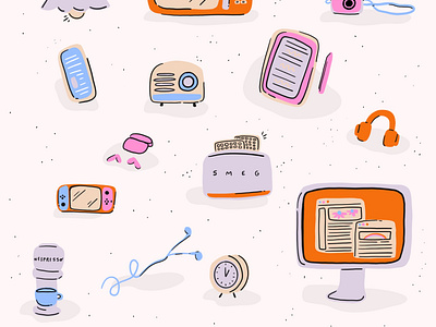 Spot Illustrations: Technology