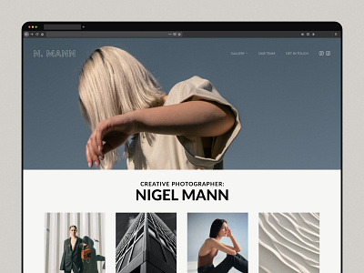 Creative Photographer Personal Website