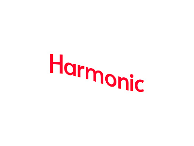 Harmonic - Wordmark branding concept design graphic design logo logo design wordmark