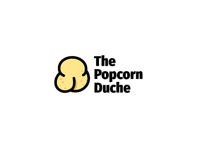 The Popcorn Duche - Combination Mark blog blog design branding concept design graphic design illustration logo logo design movies