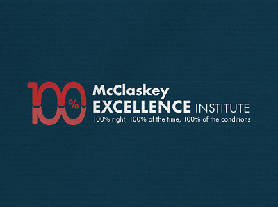 McClaskey Excellence Institute branding branding design graphic design logo vector