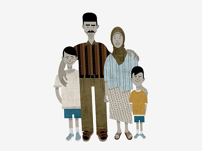 An American Family 7 american family illustration immigration