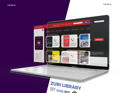 Library landing page branding ui