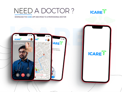 medical app branding design graphic design ui ux